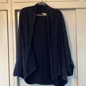Blue Oversized Shrug